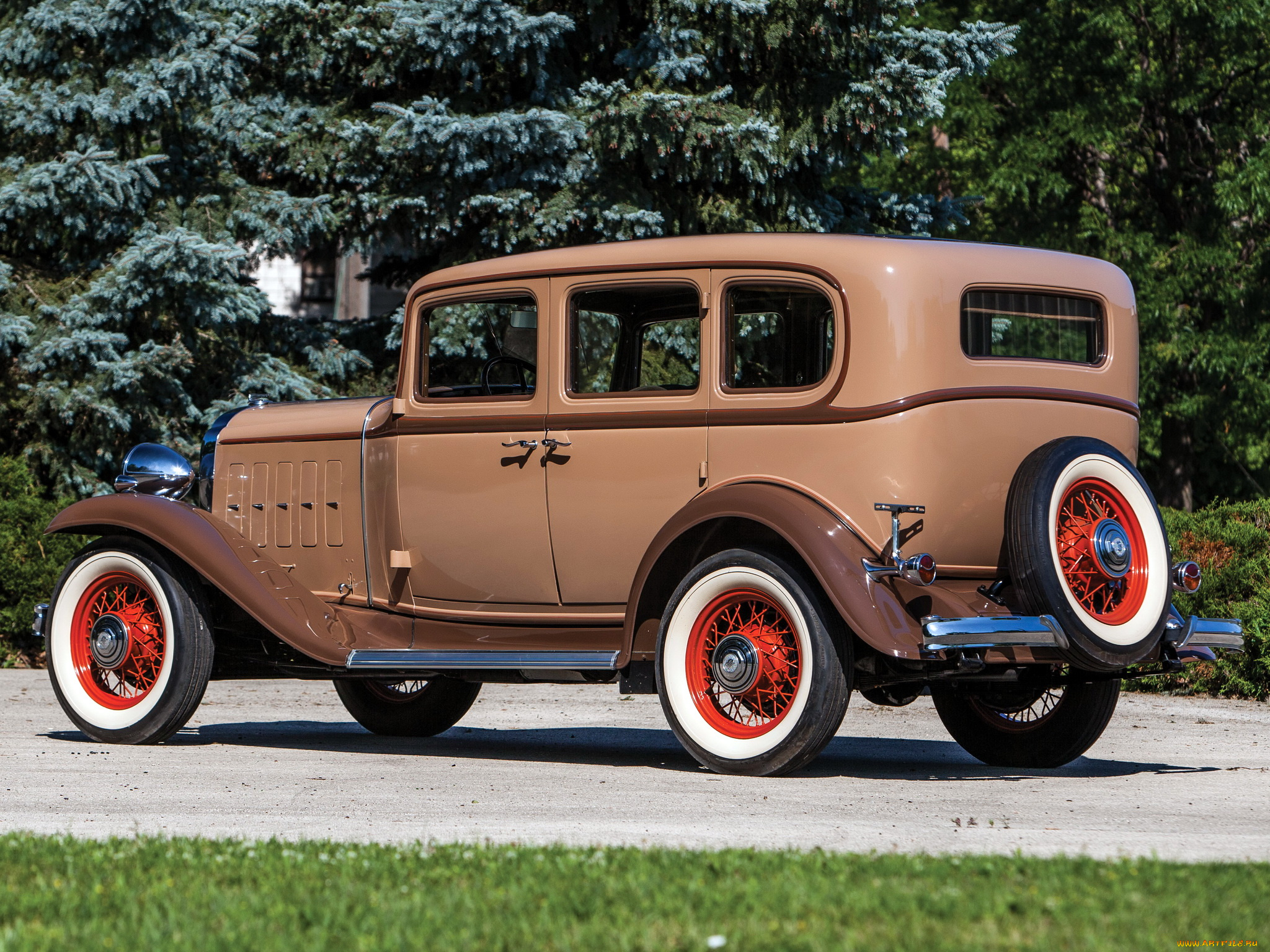 автомобили, классика, коричневый, 1932г, 32-57s, sedan, series, 50, special, buick