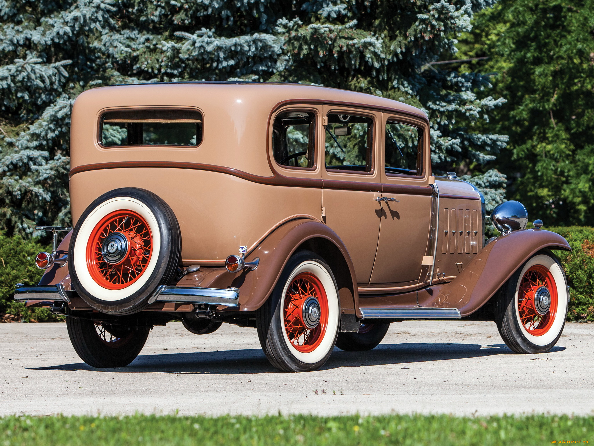 автомобили, классика, коричневый, 1932г, 32-57s, sedan, special, series, 50, buick