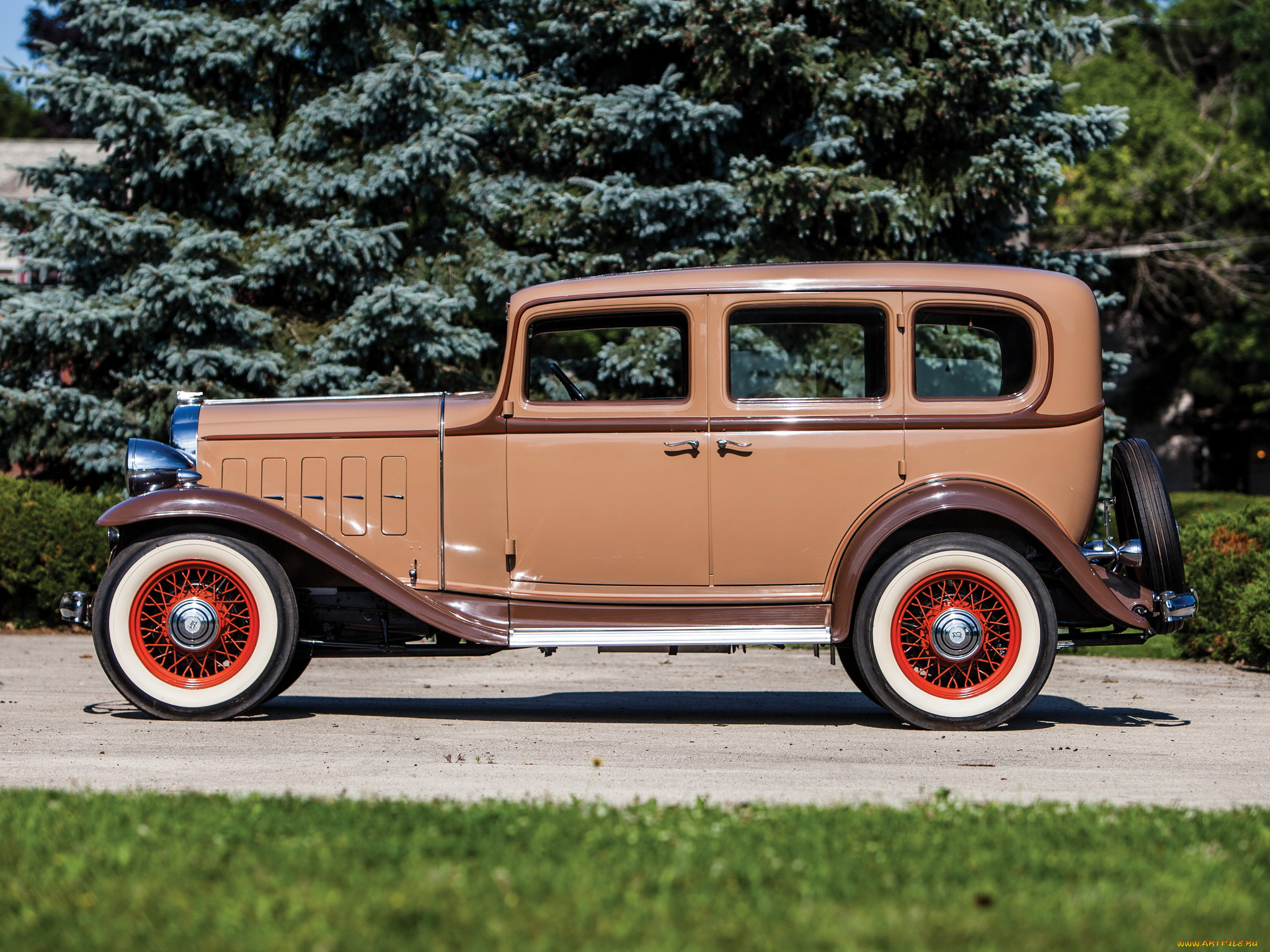 автомобили, классика, коричневый, 1932г, 32-57s, sedan, special, series, 50, buick