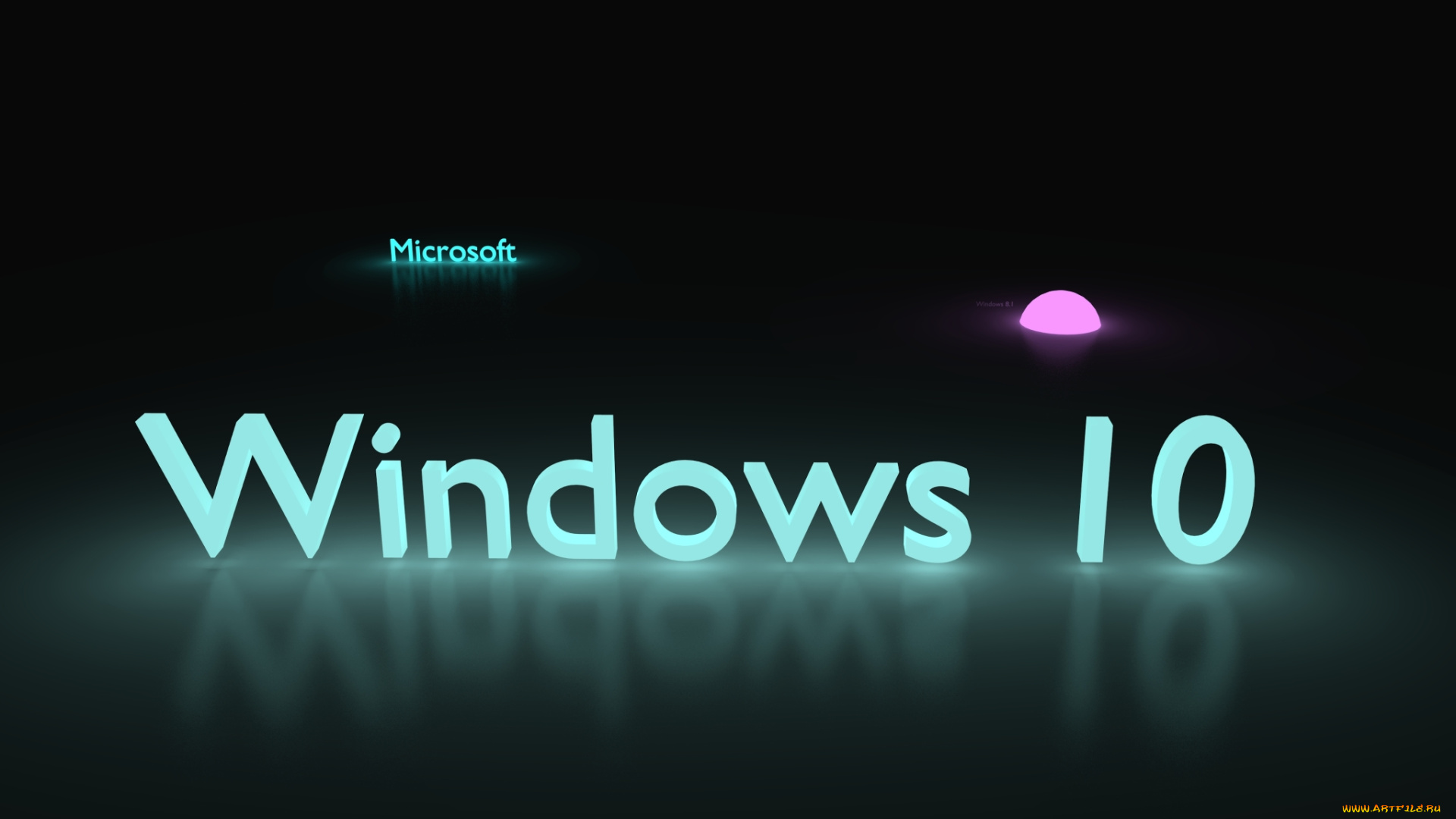 компьютеры, windows, 10, логотип, фон