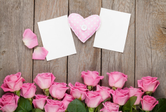 Картинка праздничные день+святого+валентина +сердечки +любовь сердце розы праздник открытка