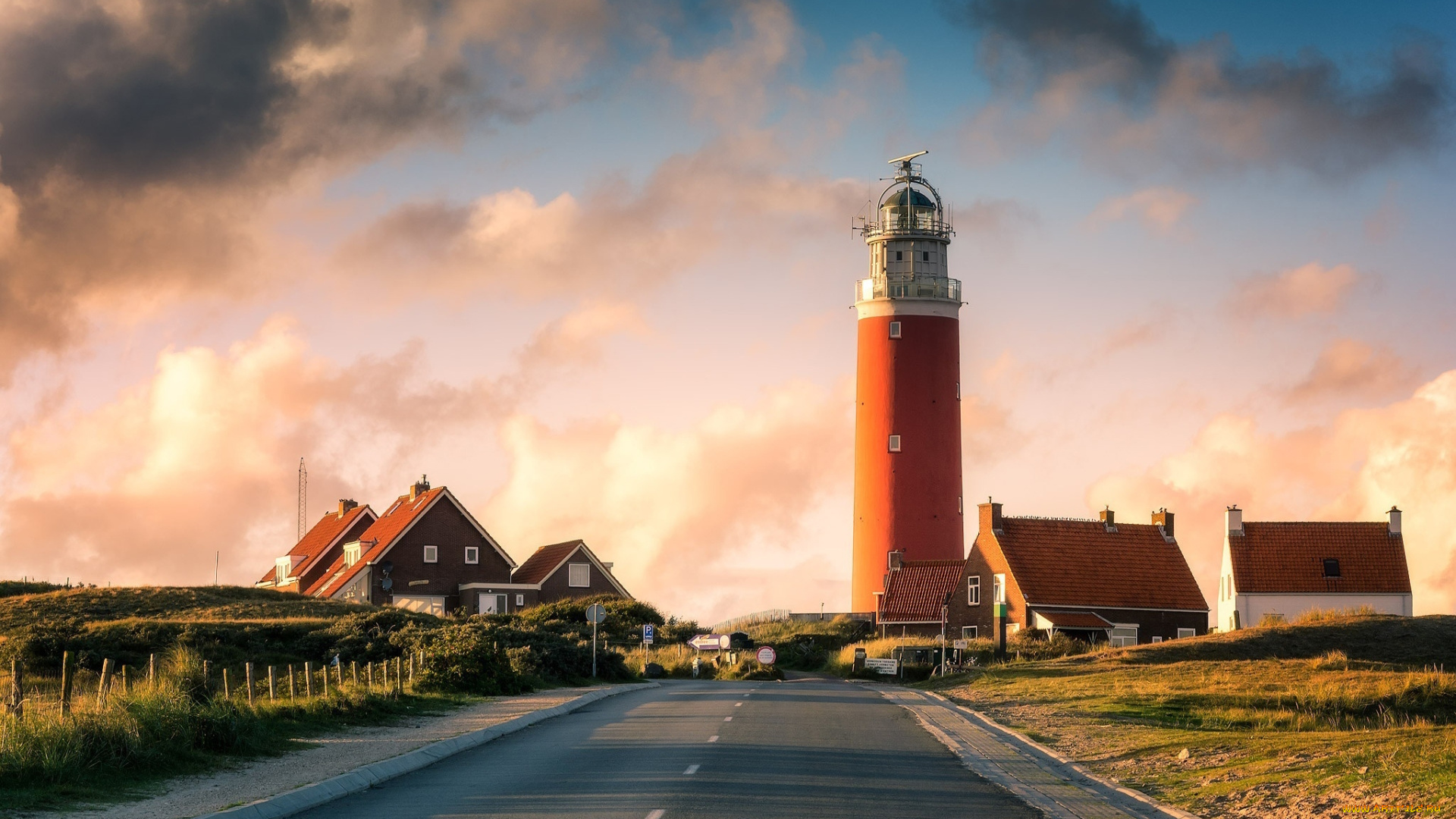 eierland, lighthouse, netherlands, природа, маяки, eierland, lighthouse