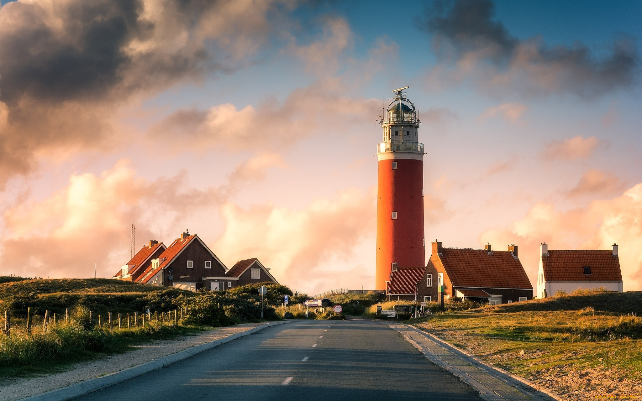 eierland, lighthouse, netherlands, природа, маяки, eierland, lighthouse