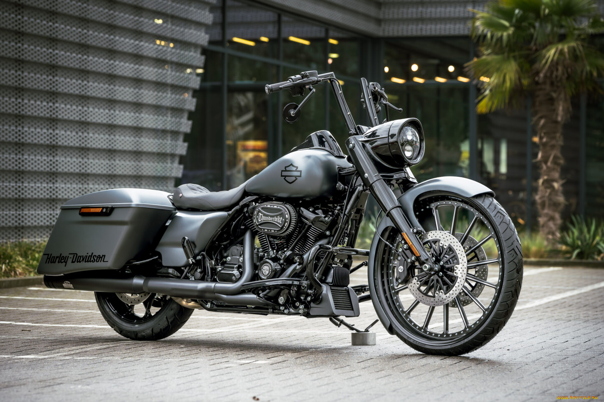 мотоциклы, harley-davidson, road, king, special, phantom, customized, custombikes