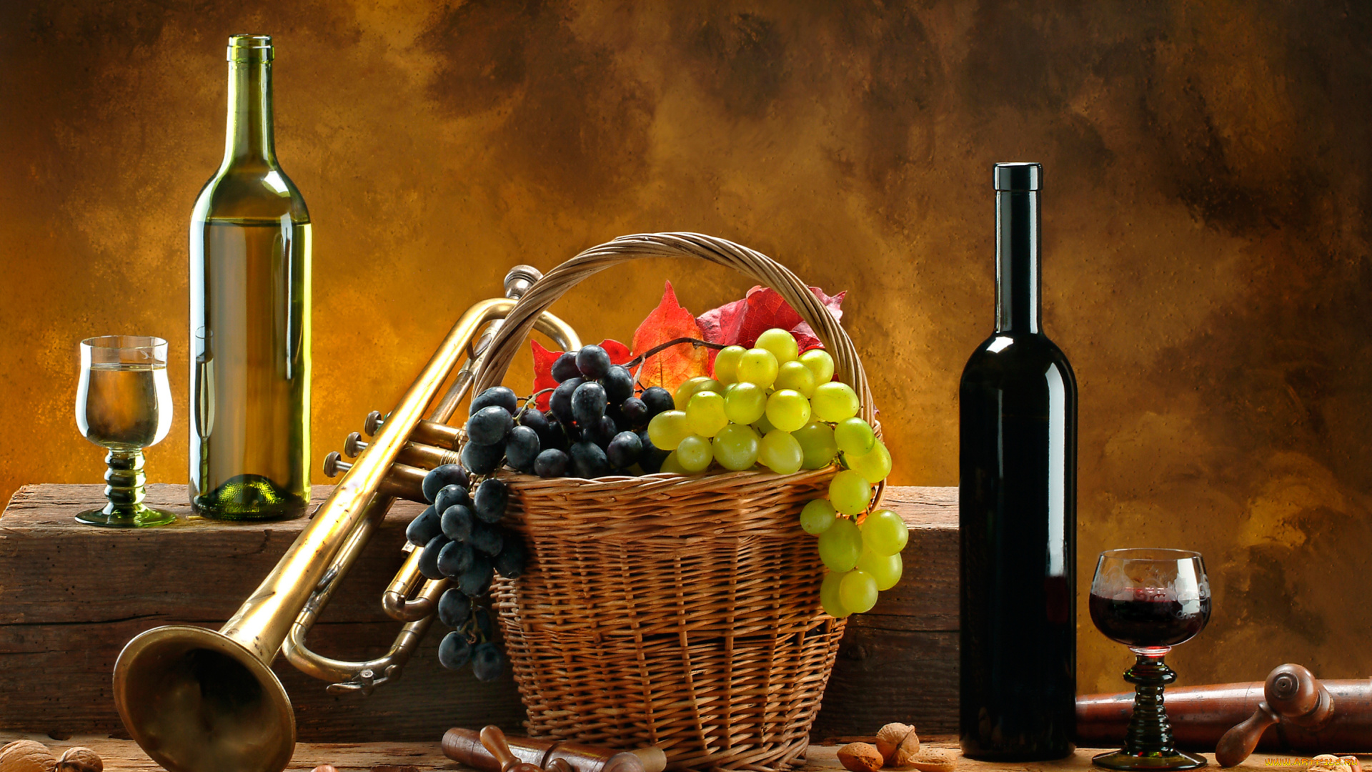 еда, напитки, вино, виноград, натюрморт