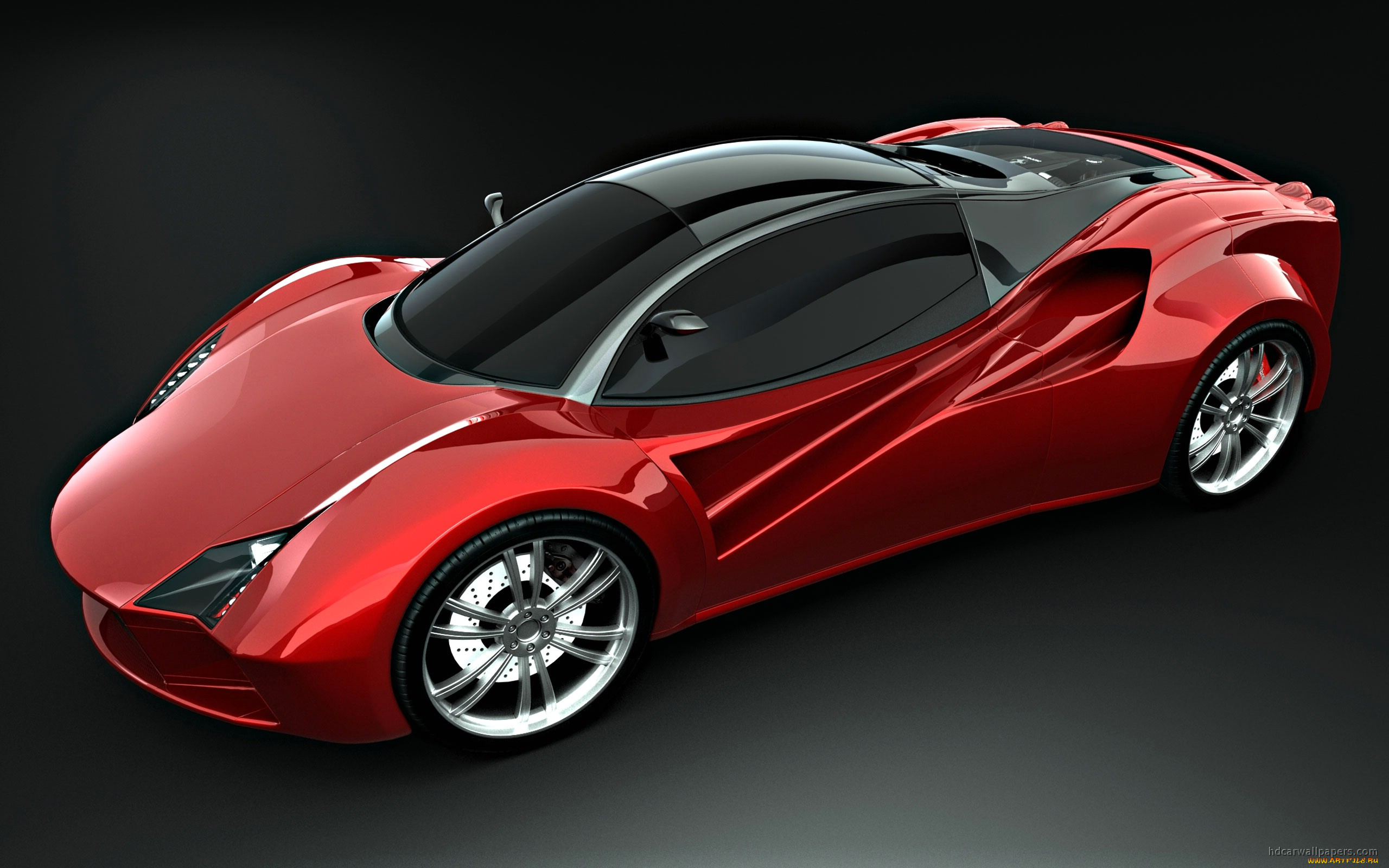Concept red car без смс