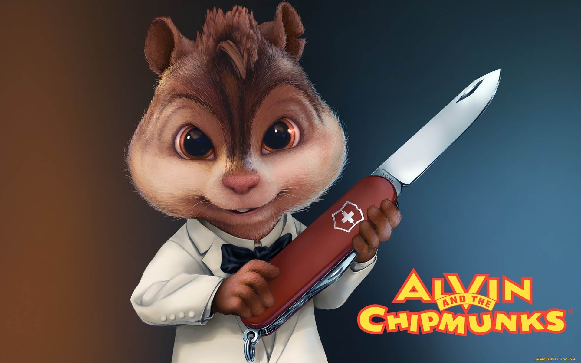 мультфильмы, alvin, and, the, chipmunks, , the, squeakquel, бурундук, нож