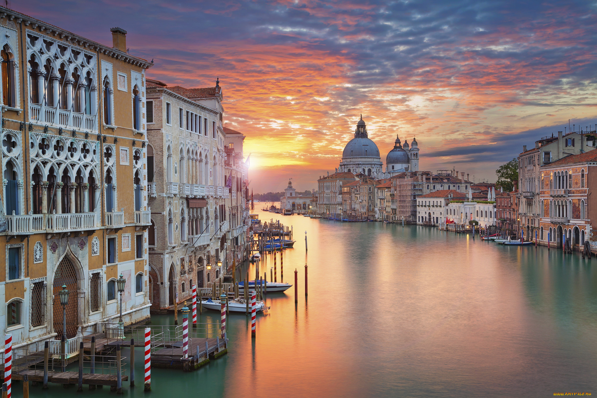 venice, sunrise, города, венеция, , италия, рассвет