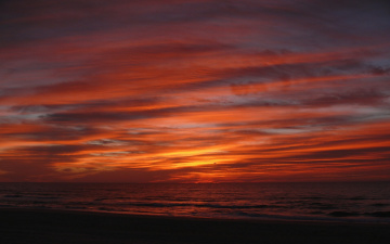 Картинка природа восходы закаты облака пейзаж закат море