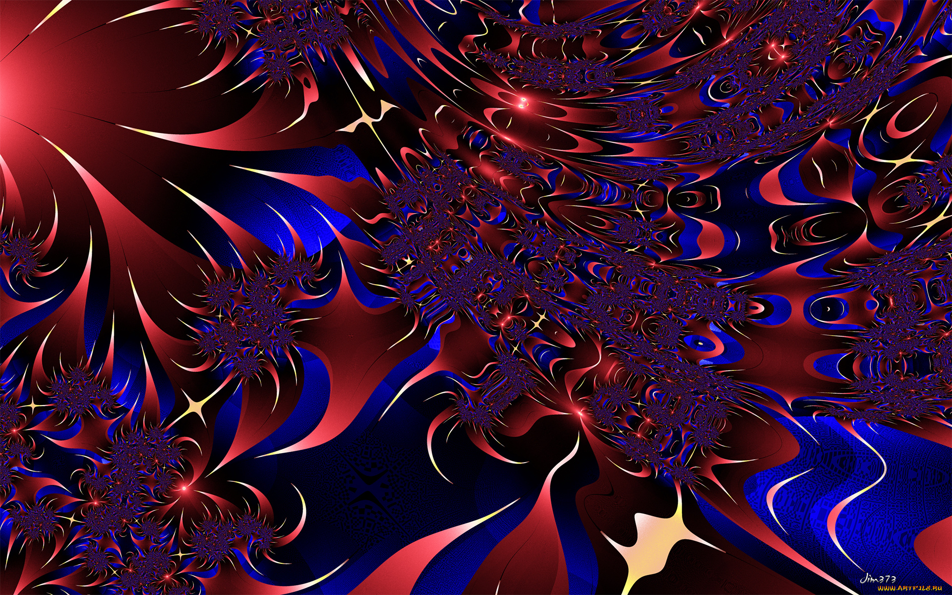 3д, графика, фракталы, , fractal, цвет, фон, узор