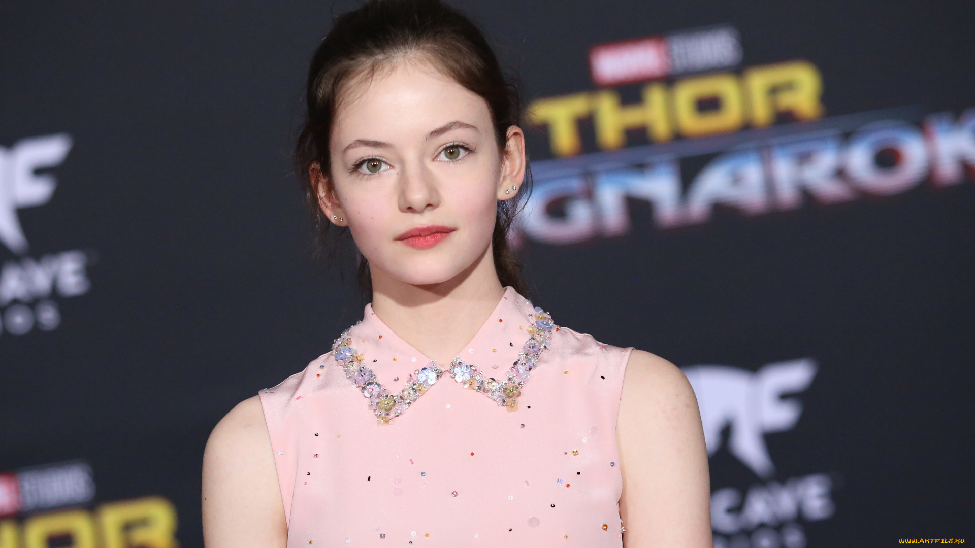 mackenzie, foy, девушки, шатенка, лицо