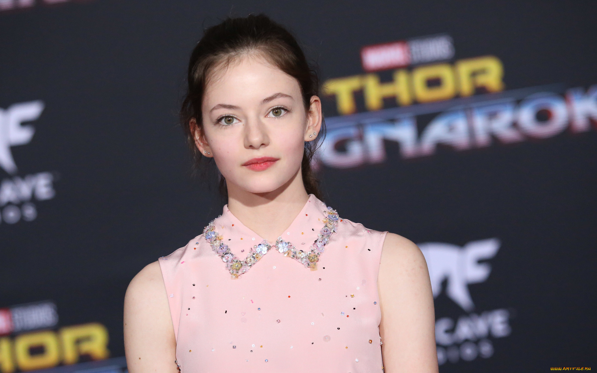 mackenzie, foy, девушки, шатенка, лицо