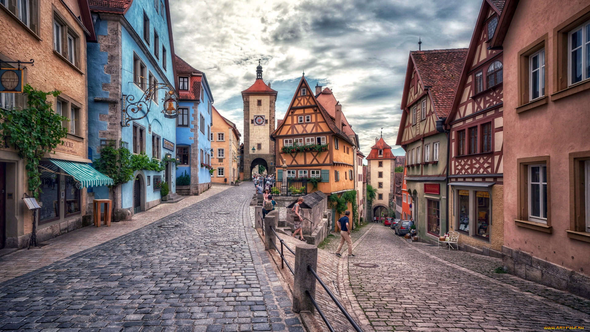 rothenburg, bavaria, germany, города, -, улицы, , площади, , набережные