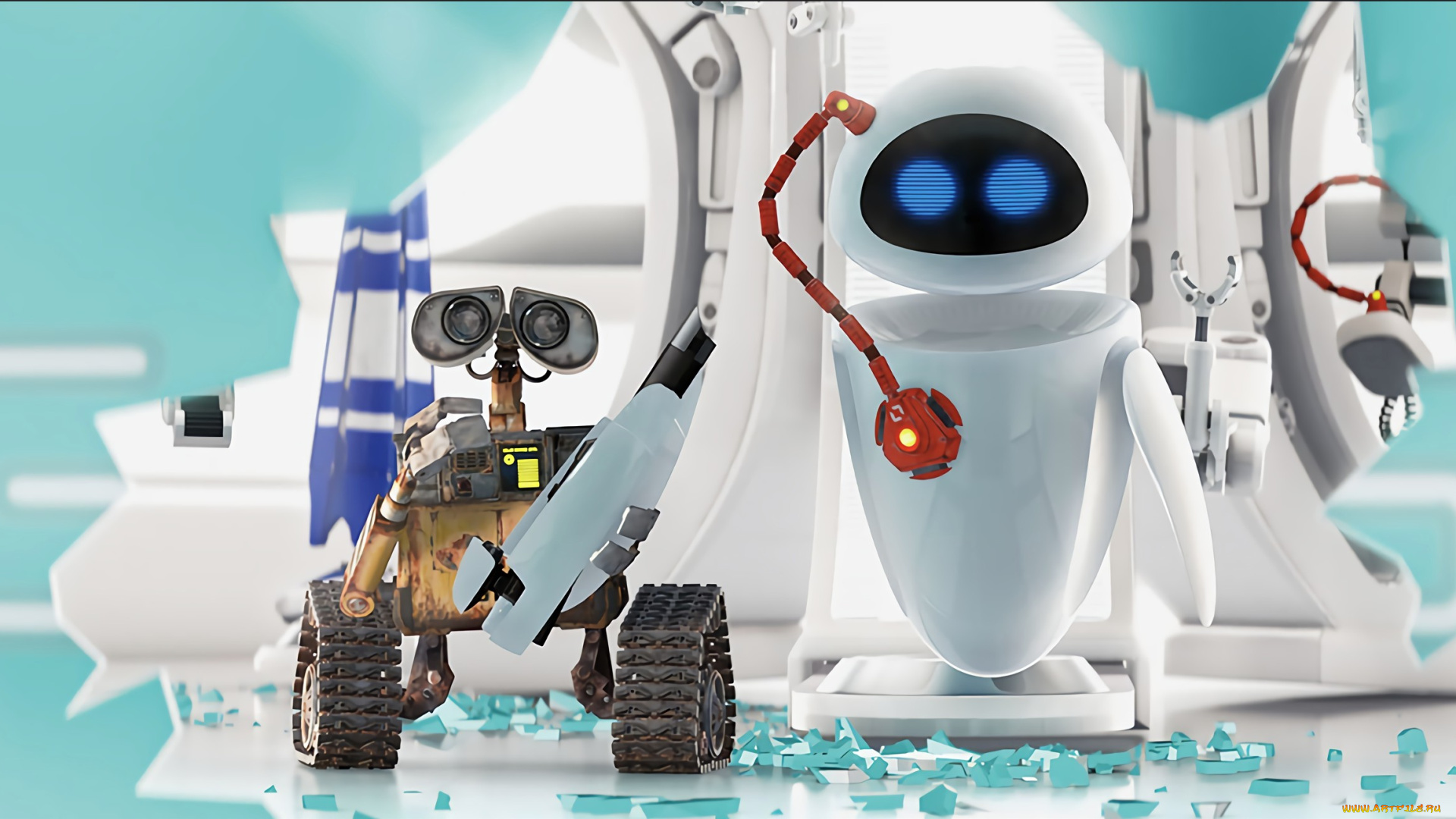 wall-e, , 2008, мультфильмы, wall-e, wall, e, pixar, animation, studios, disney, cgi, eve