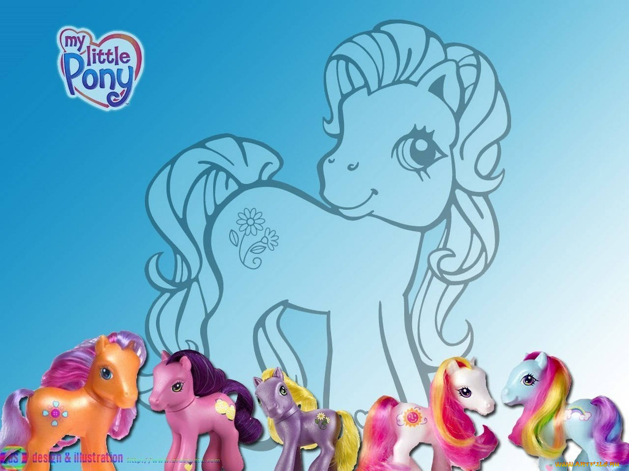 мультфильмы, my, little, pony