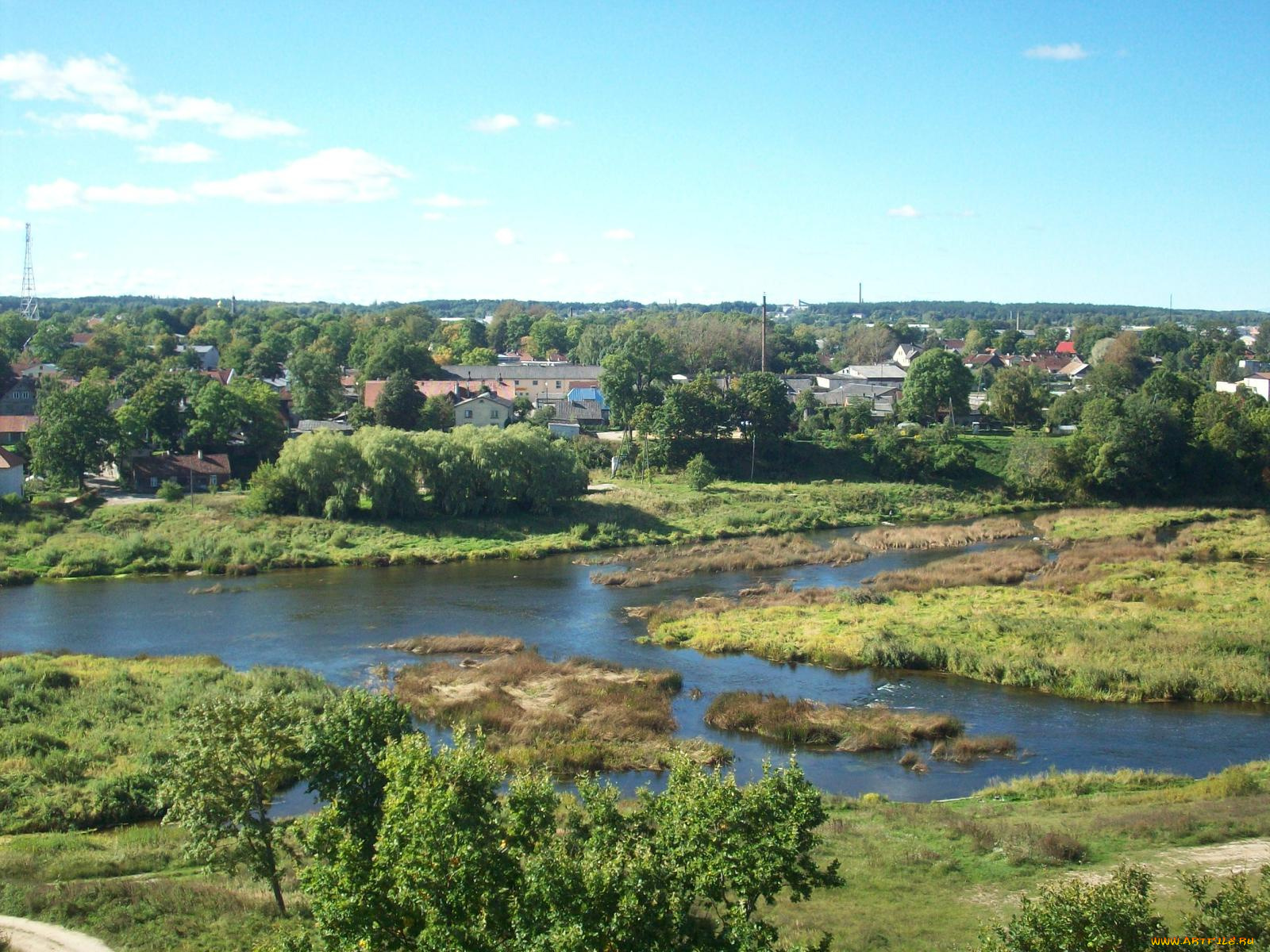 кулдига, латвия, города, пейзажи