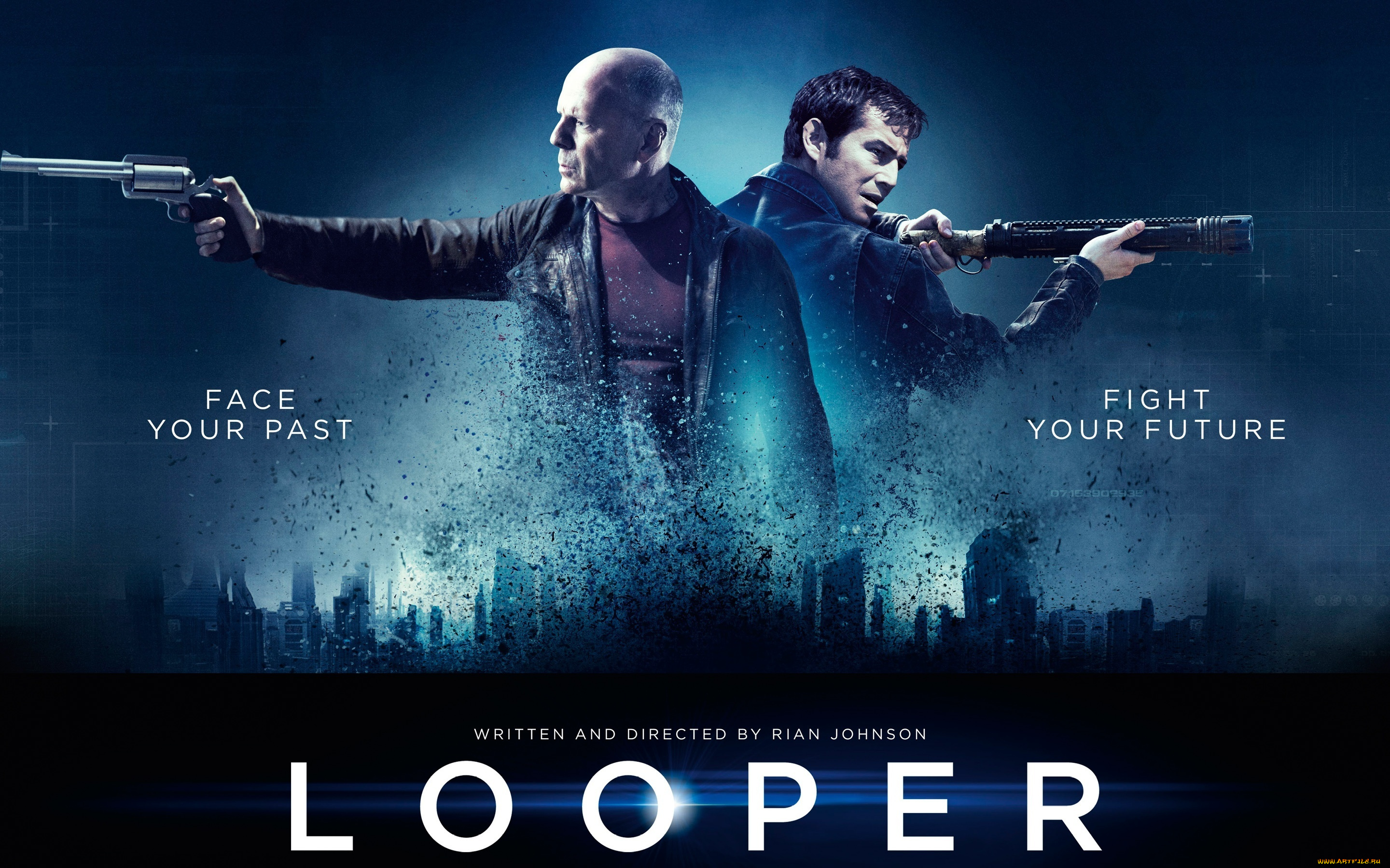 looper, кино, фильмы, джозеф, гордон-левитт, joseph, gordon-levitt, петля, времени, bruce, willis, брюс, уиллис