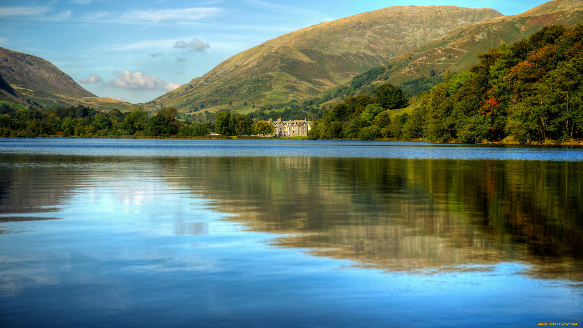 grasmere, англия, природа, реки, озера, небо, горы, grasmere, озеро, англия