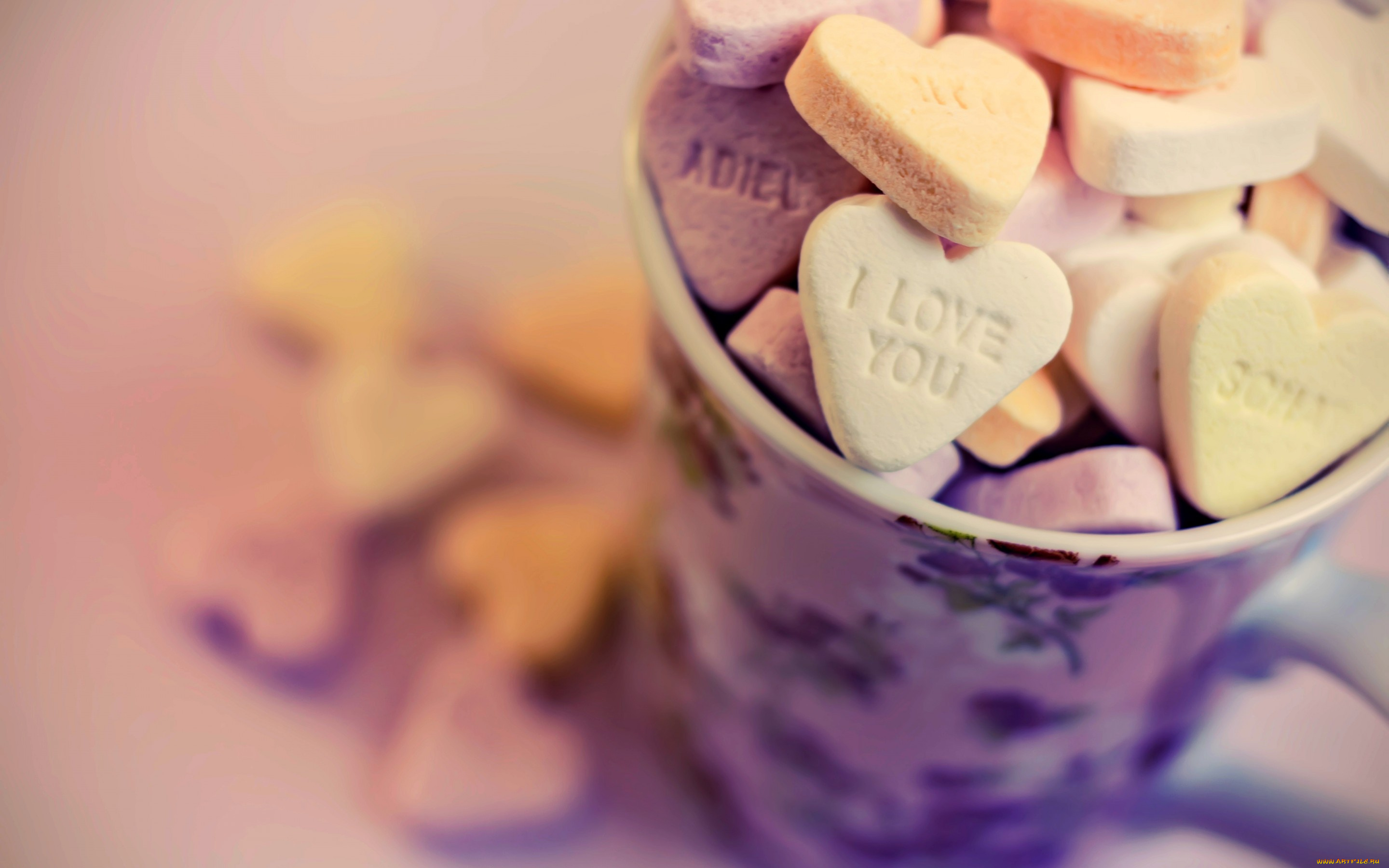 еда, конфеты, , шоколад, , сладости, love, i, you, cup, hearts, настроение, сердце, любовь