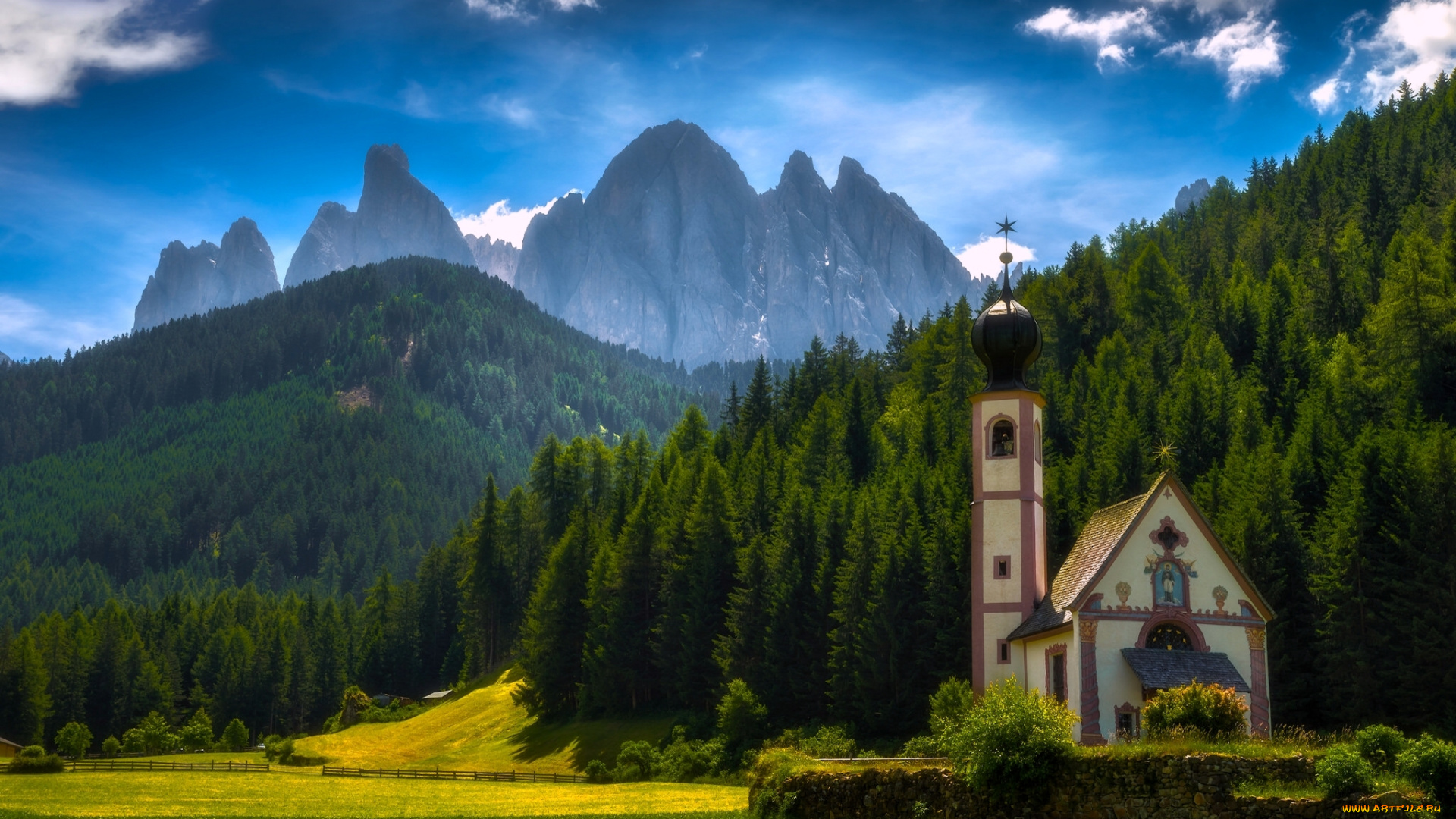 города, -, православные, церкви, , монастыри, santa, maddalena, villnoss, south, tyrol, italy, dolomites, санта, маддалена, фунес, южный, тироль, италия, доломитовые, альпы, церковь, луг, горы, лес