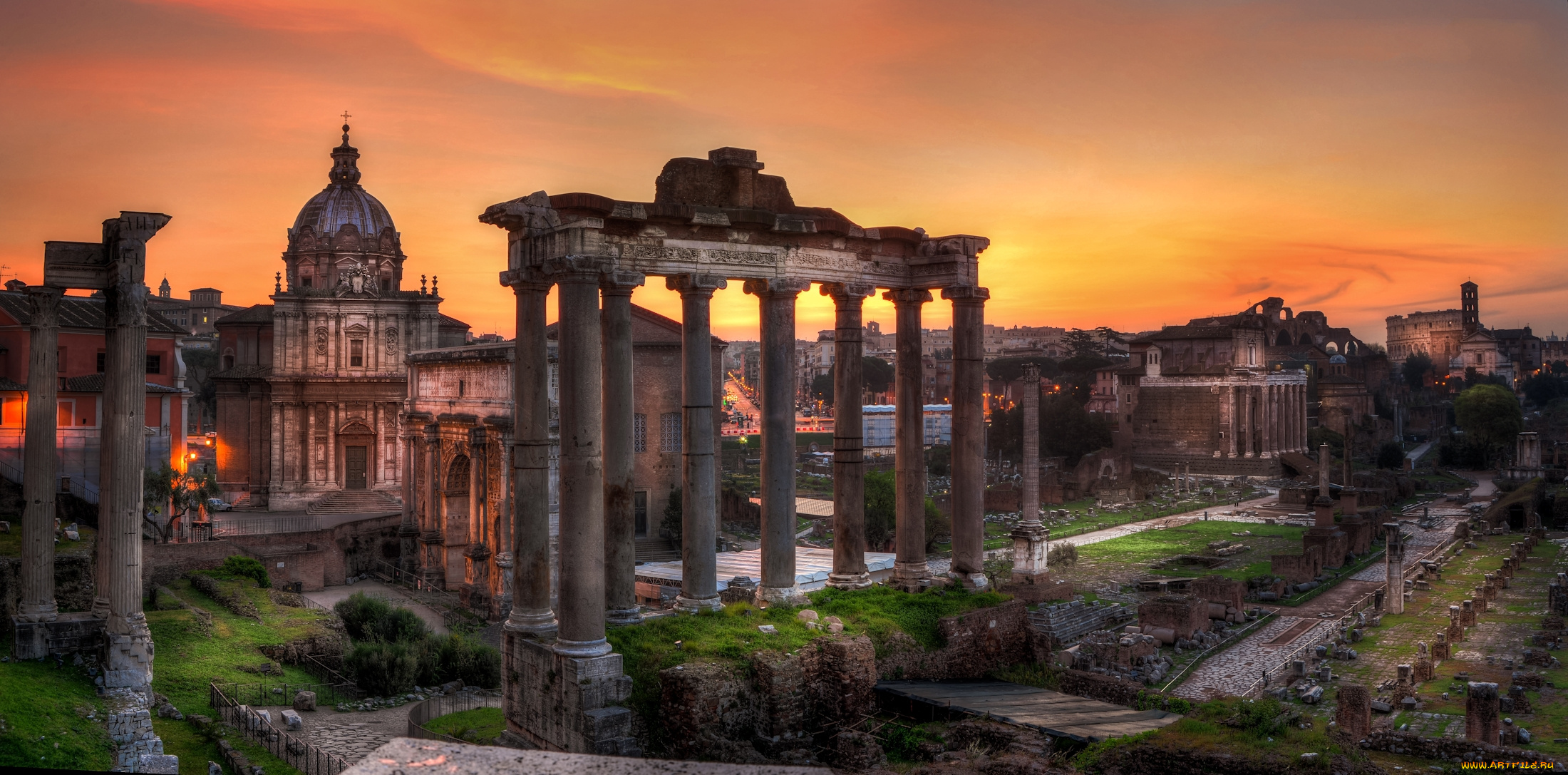 forum, romanum, города, рим, , ватикан, , италия, форум, античность