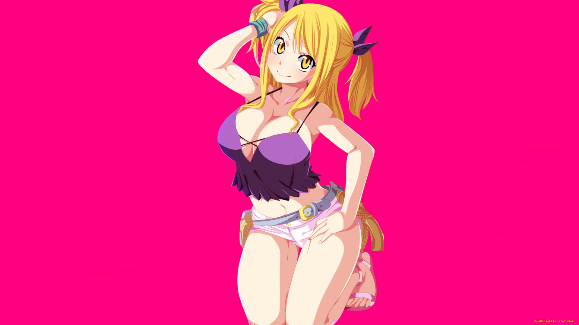 аниме, fairy, tail, lucy