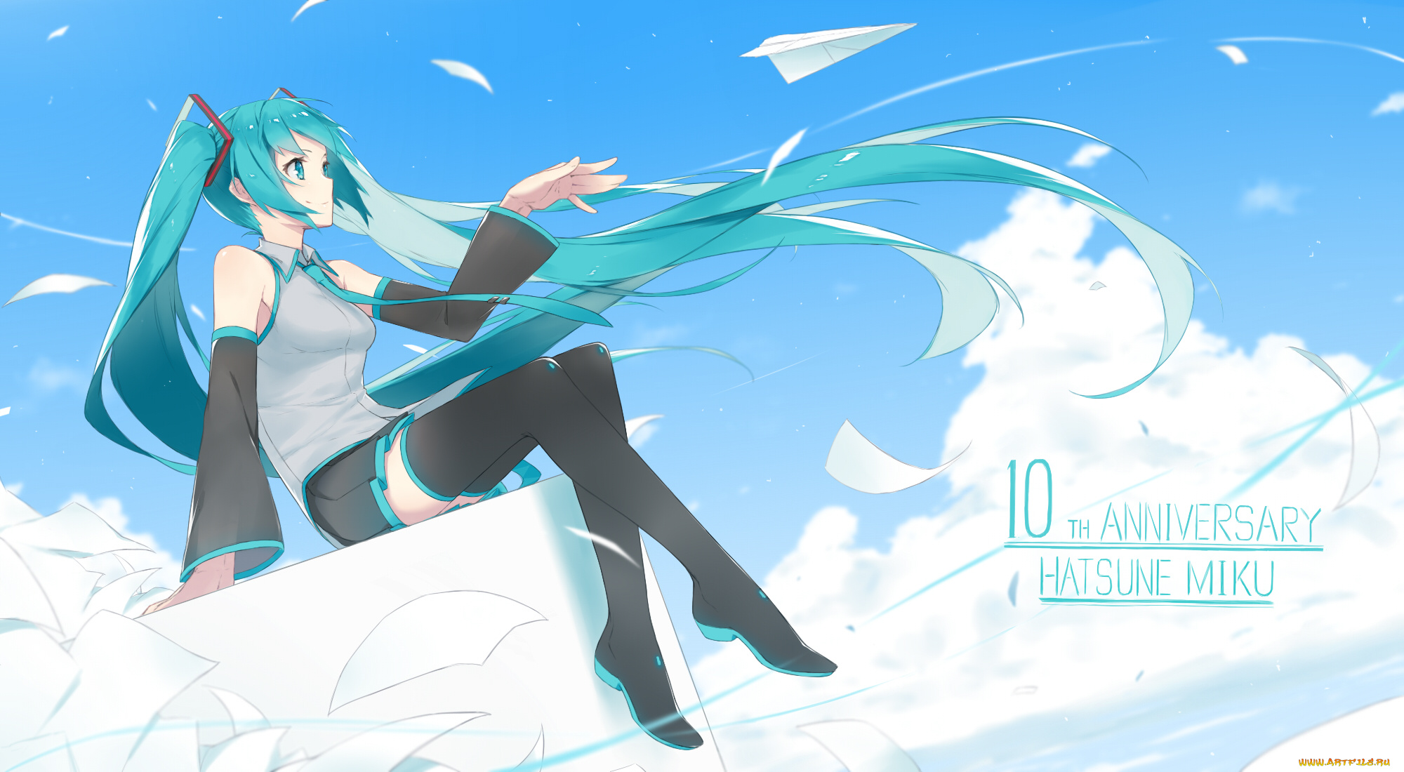 аниме, vocaloid, hatsune, miku