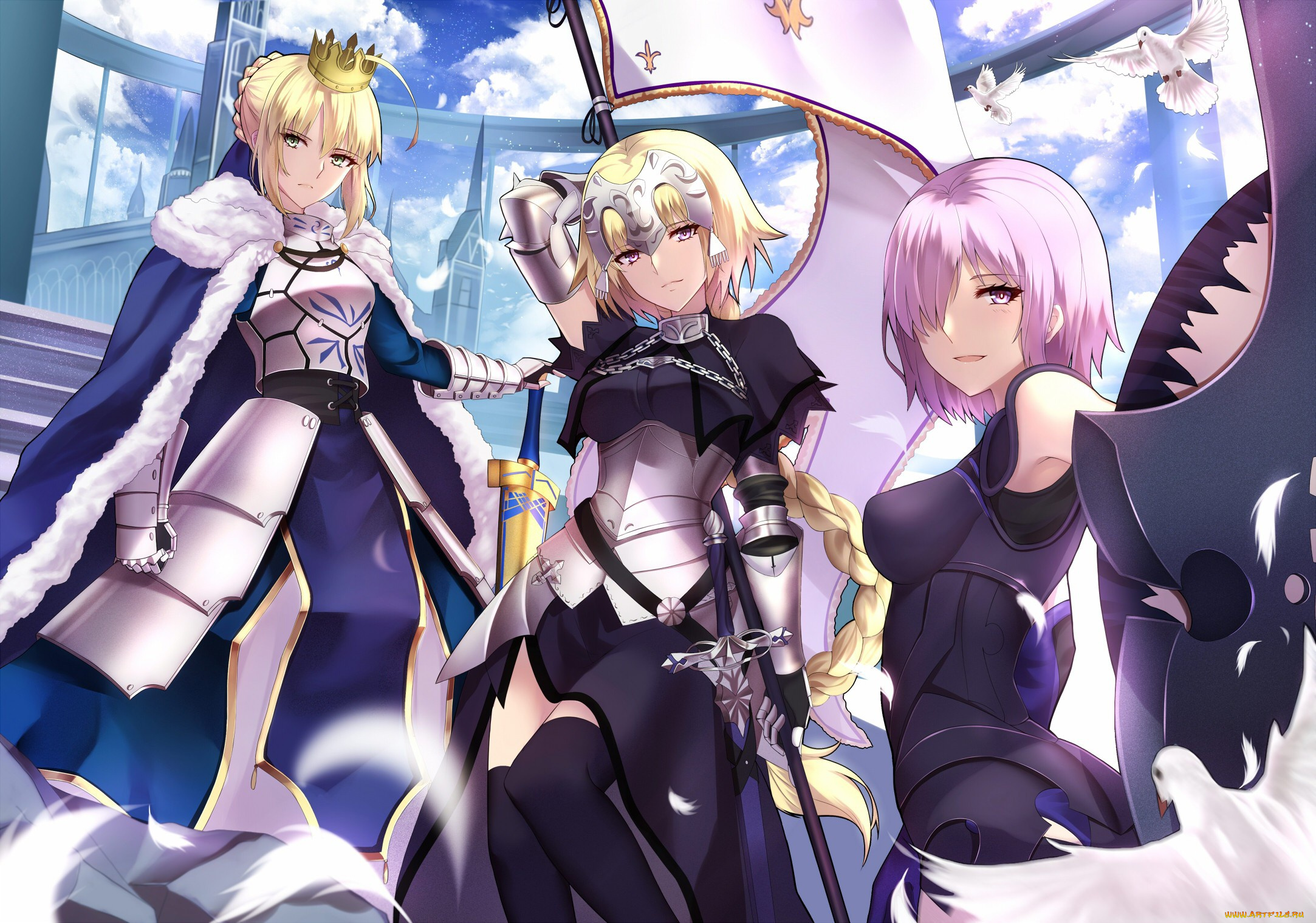 аниме, fate, stay, night, apocrypha, anime