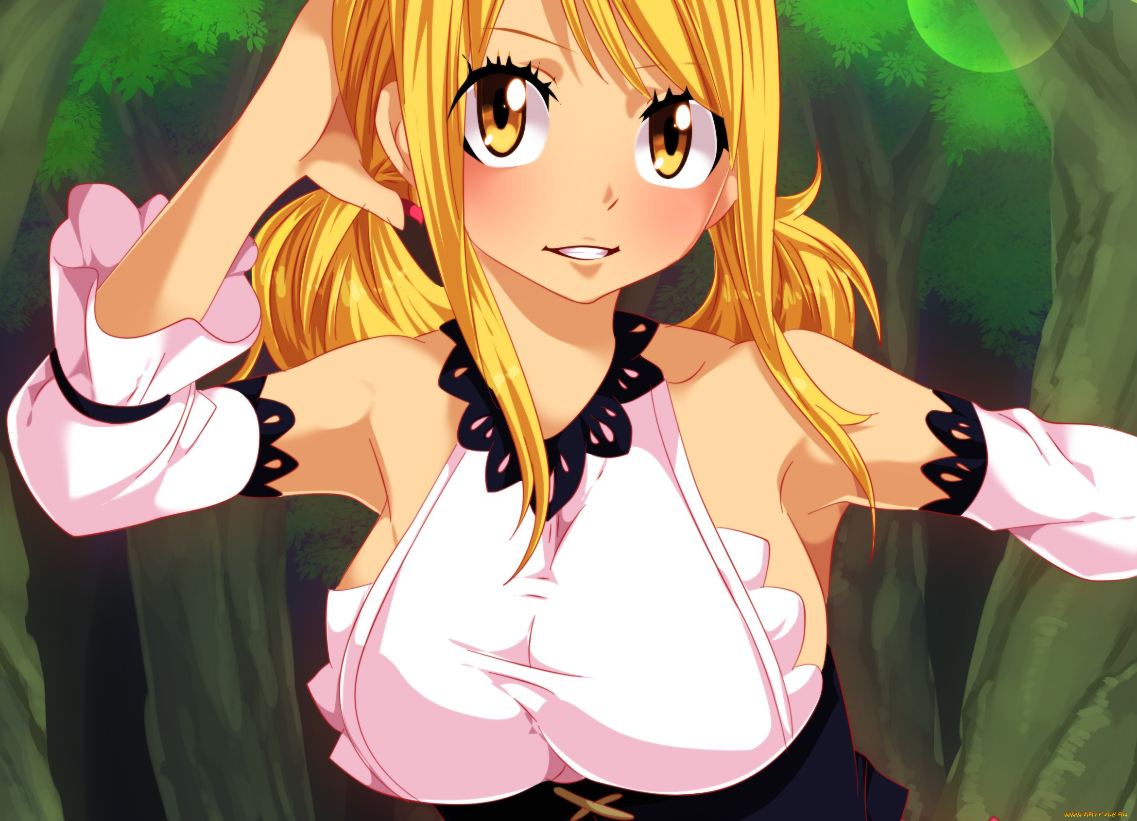 аниме, fairy, tail, lucy