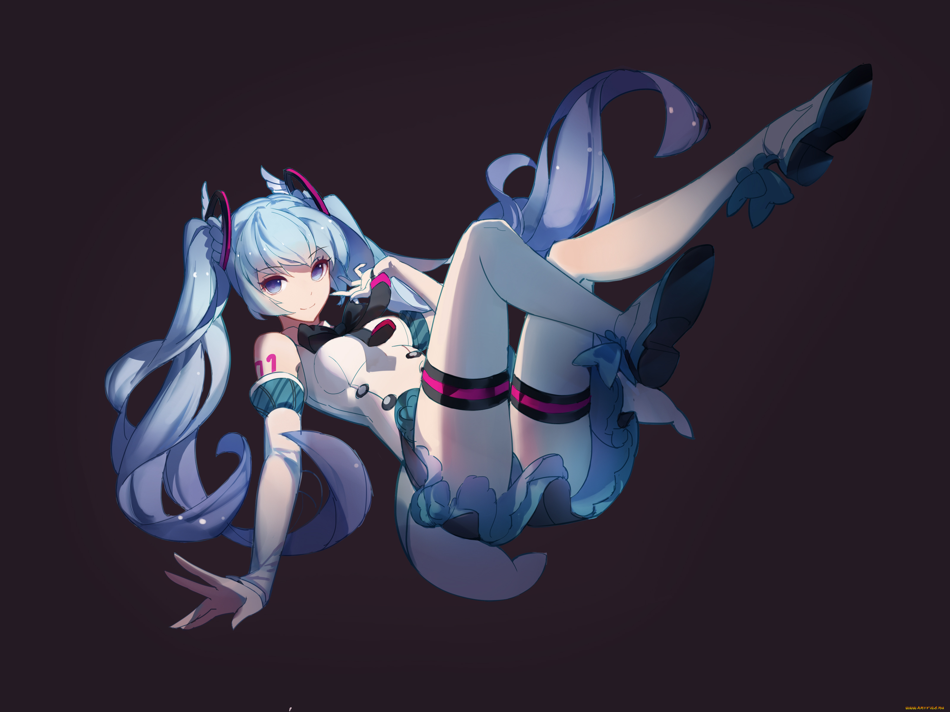 аниме, vocaloid, hatsune, miku