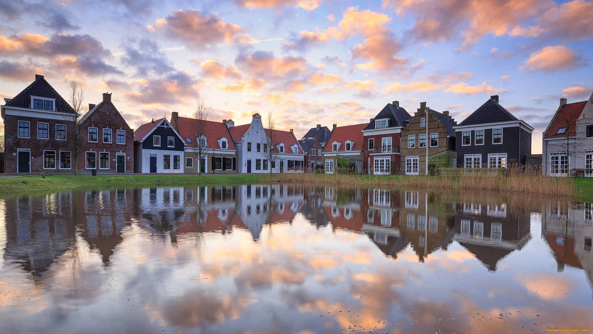 oostmahorn, netherlands, города, -, здания, , дома