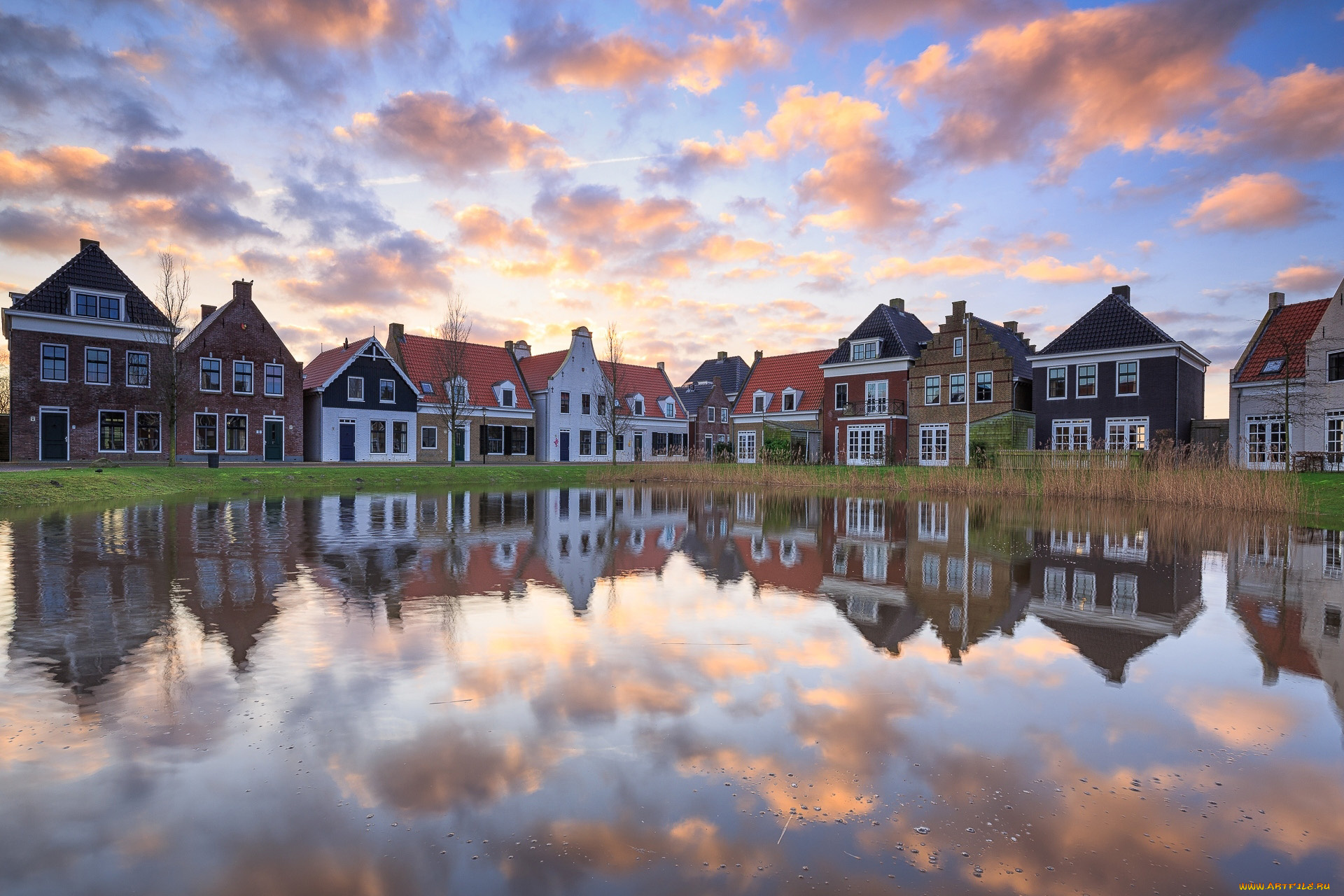 oostmahorn, netherlands, города, -, здания, , дома