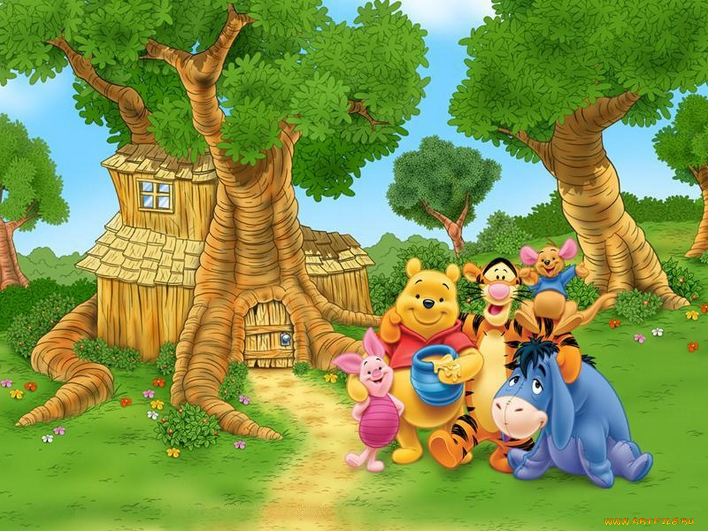 мультфильмы, winnie, the, pooh