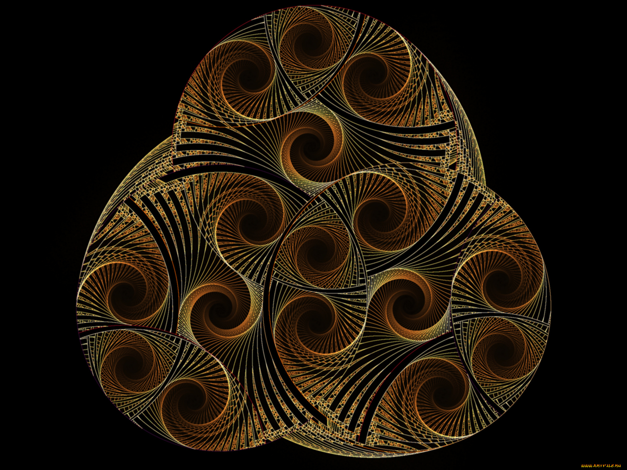 3д, графика, fractal, фракталы, фон, тёмный, узор, абстракция