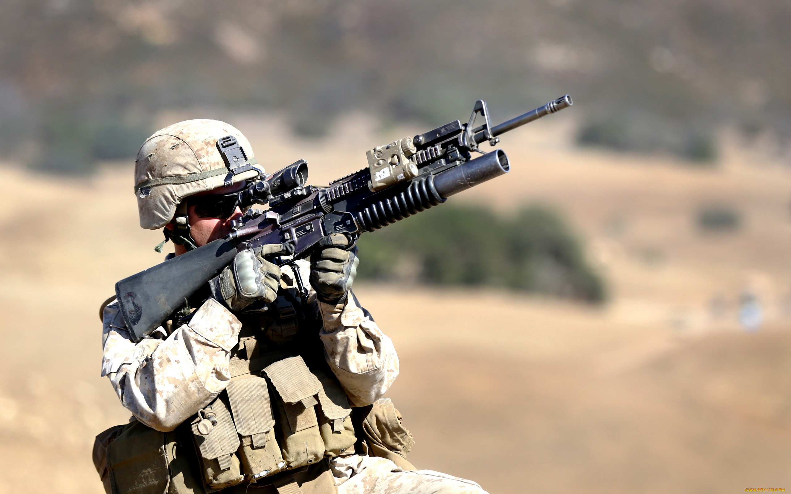 оружие, армия, спецназ, training, medium, machine, gun, united, states, marine, corps