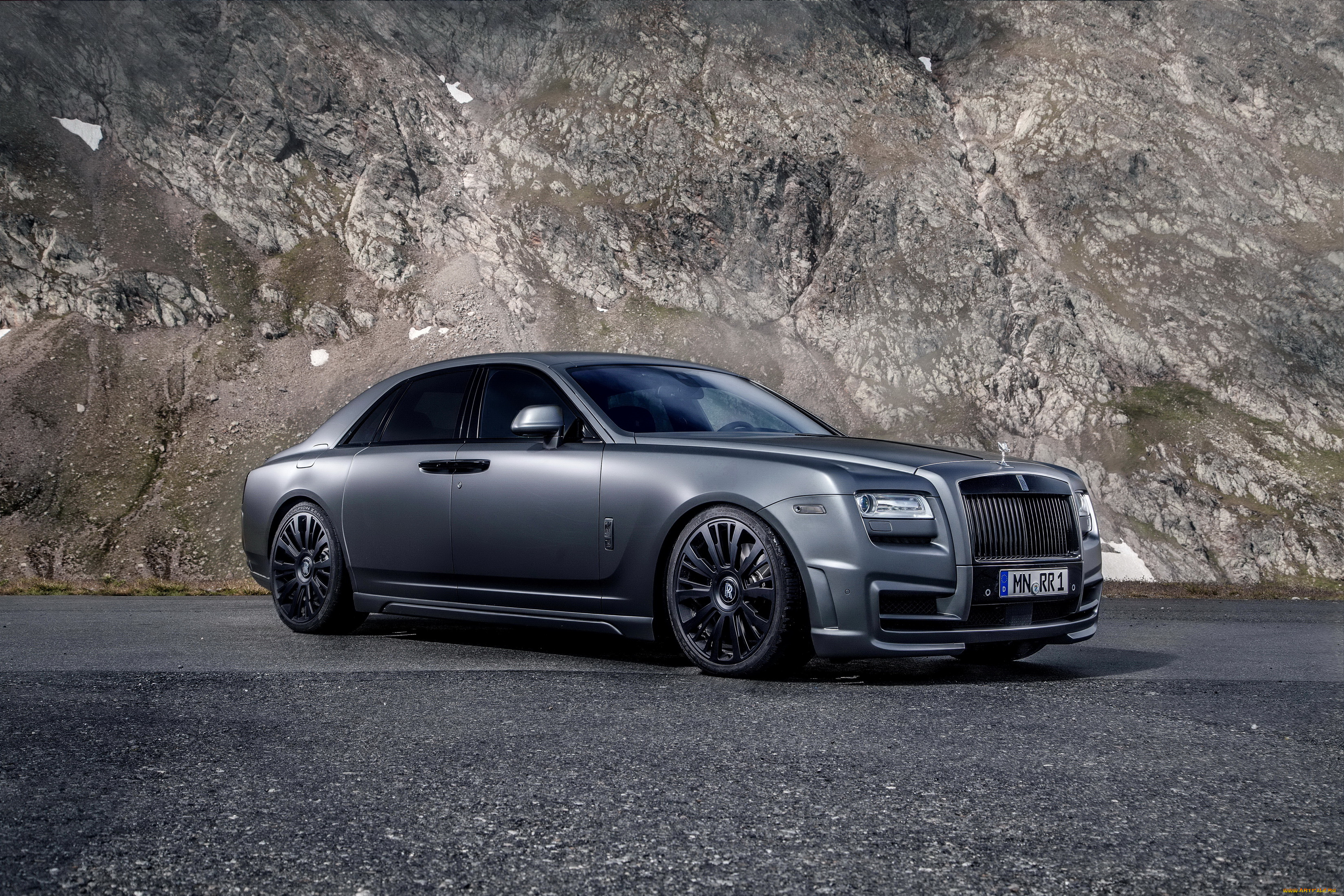 2014, rolls-royce, ghost, , spofec, автомобили, rolls-royce, тюнинг, серый, ghost