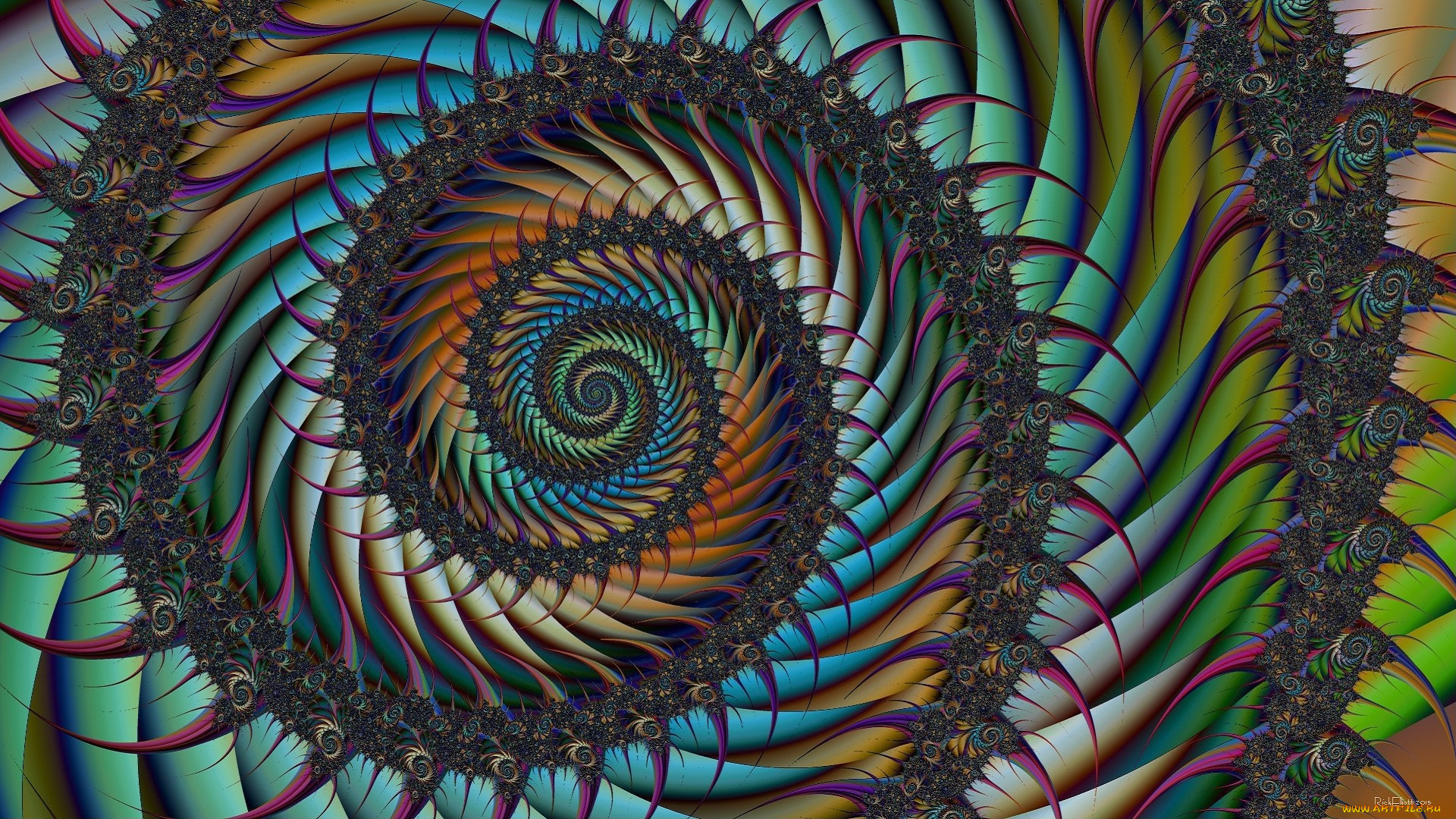 3д, графика, фракталы, , fractal, фон, узор, цвета