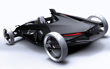 обоя volvo air motion concept 2010, автомобили, 3д, 2010, concept, air, motion, volvo