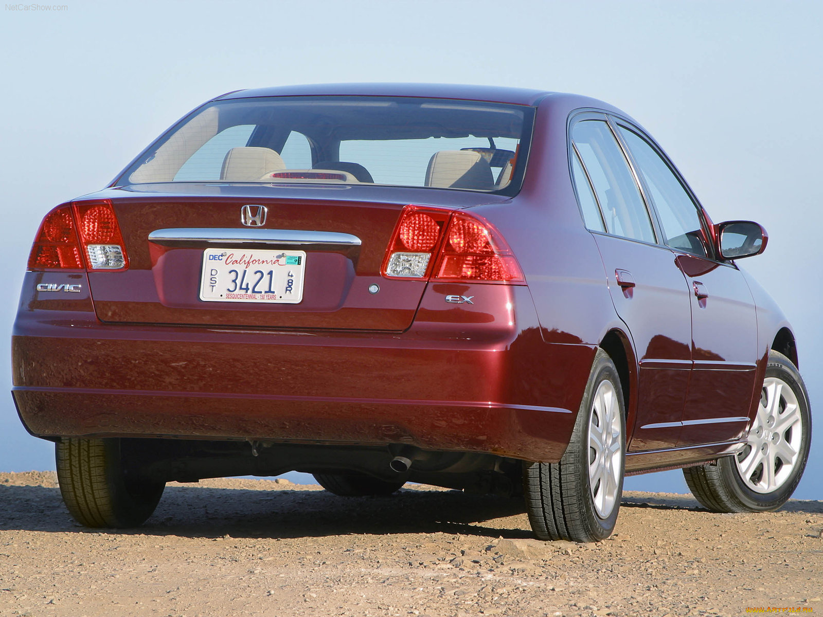 honda, civic, sedan, 2003, автомобили