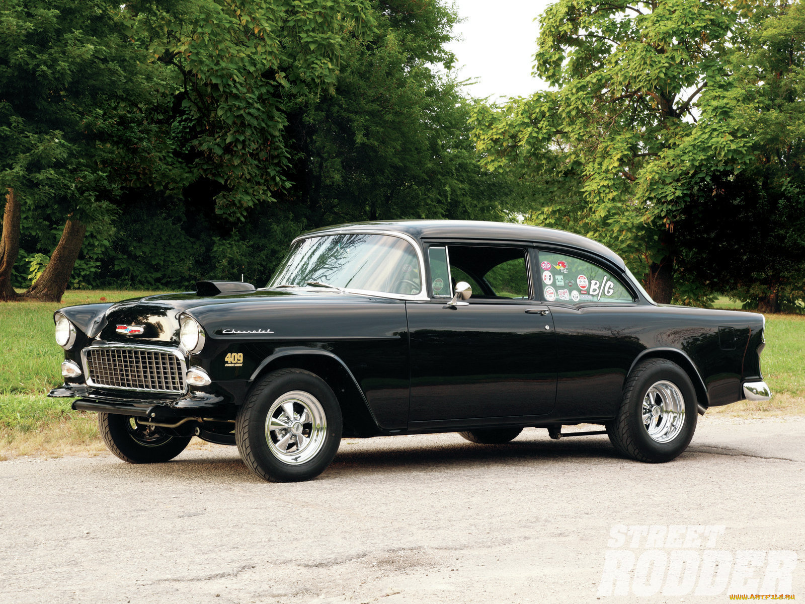 1955, chevrolet, hardtop, автомобили, hotrod, dragster