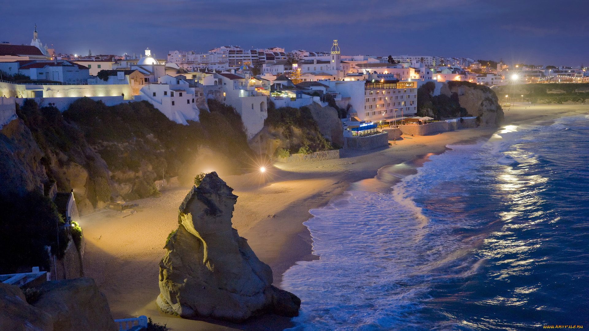 albufeira, portugal, города, пейзажи