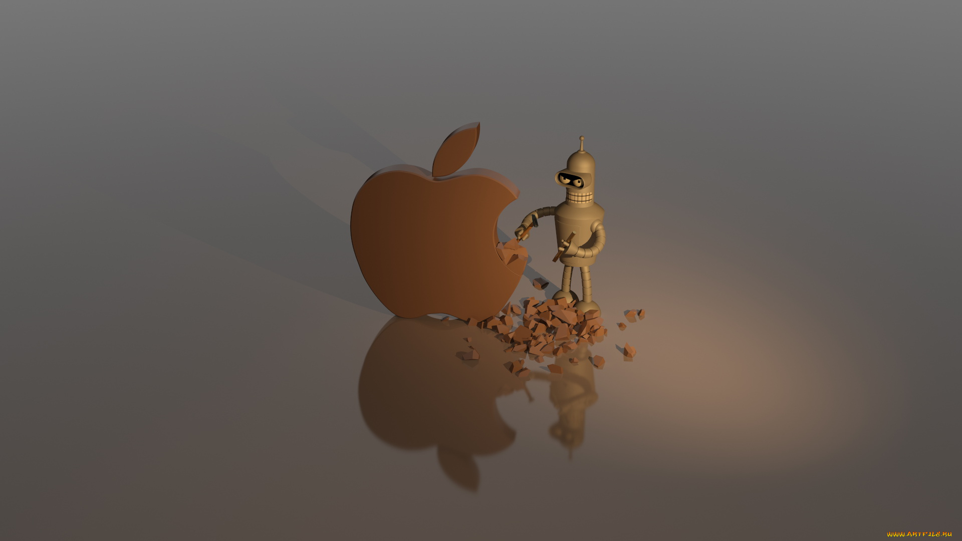 Логотип apple и мышь без смс