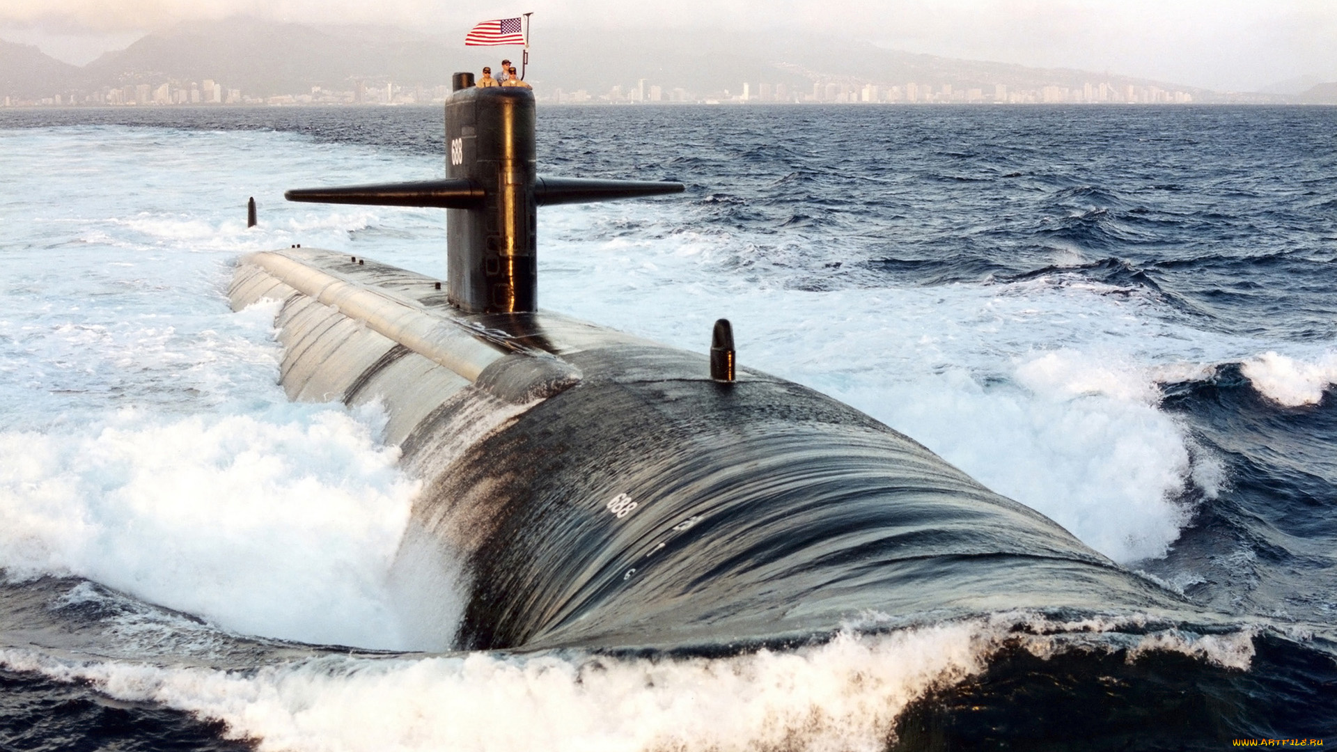 uss, los, angeles, ssn, 688, корабли, подводные, лодки, submarine, океан