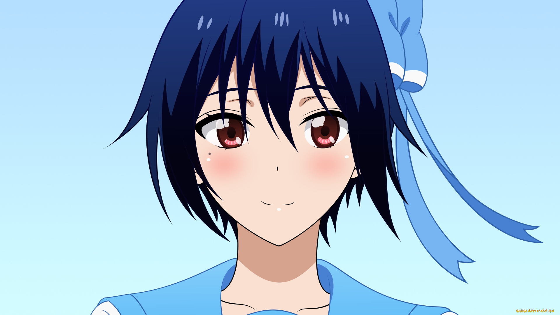 аниме, nisekoi, фон, взгляд, девушка, seishirou, tsugumi