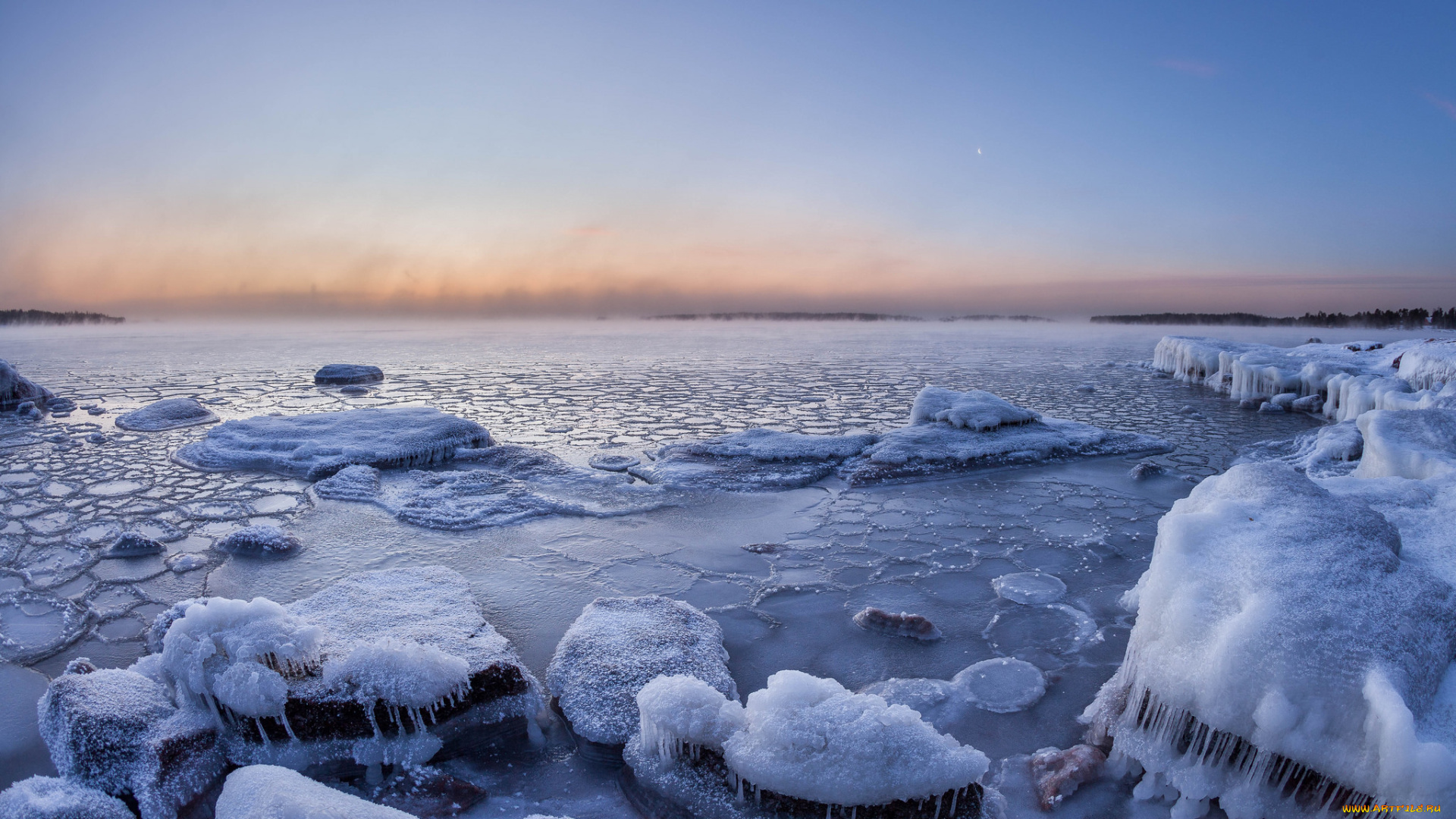 природа, побережье, море, берег