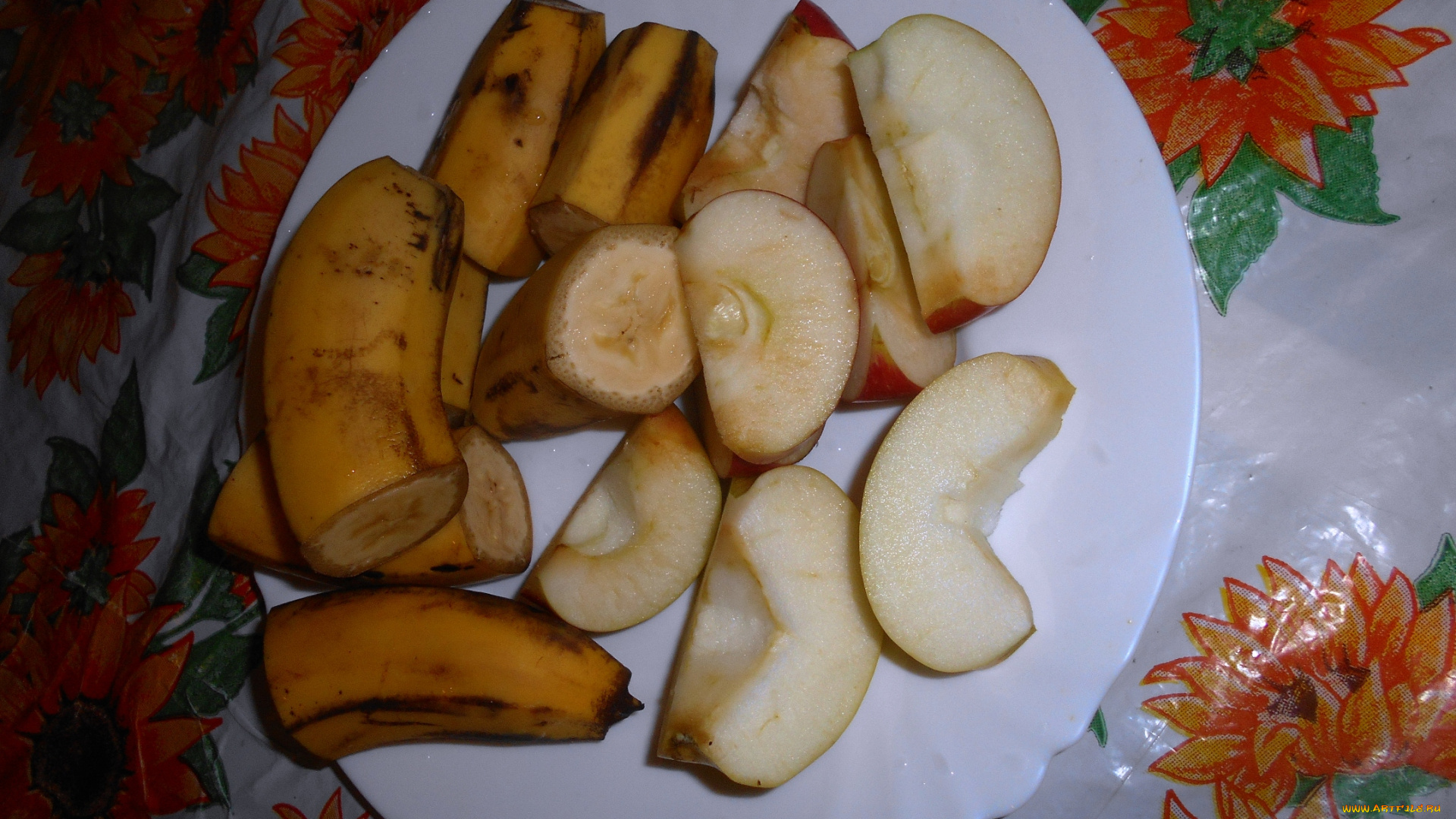 еда, бананы, яблоки