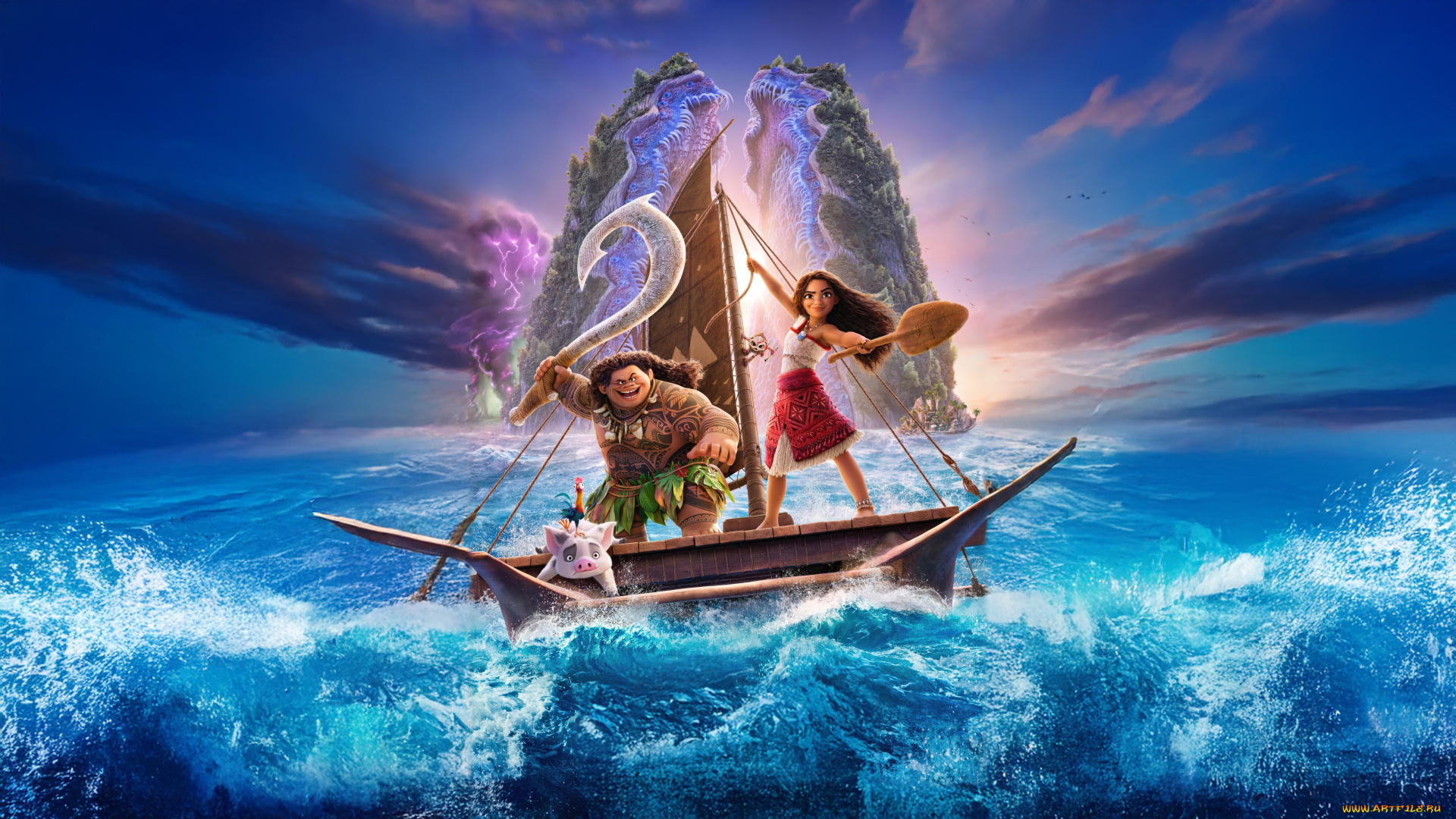 мультфильмы, moana, 2, moana, 2