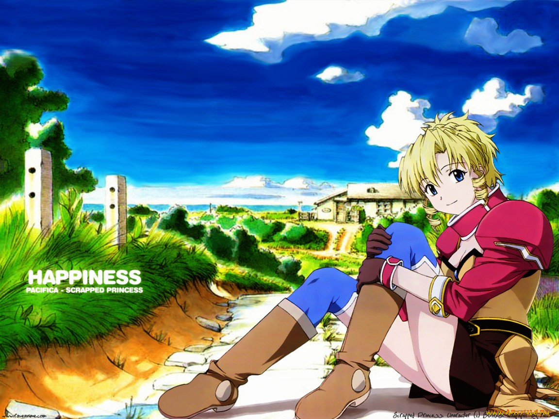 аниме, scrapped, princess