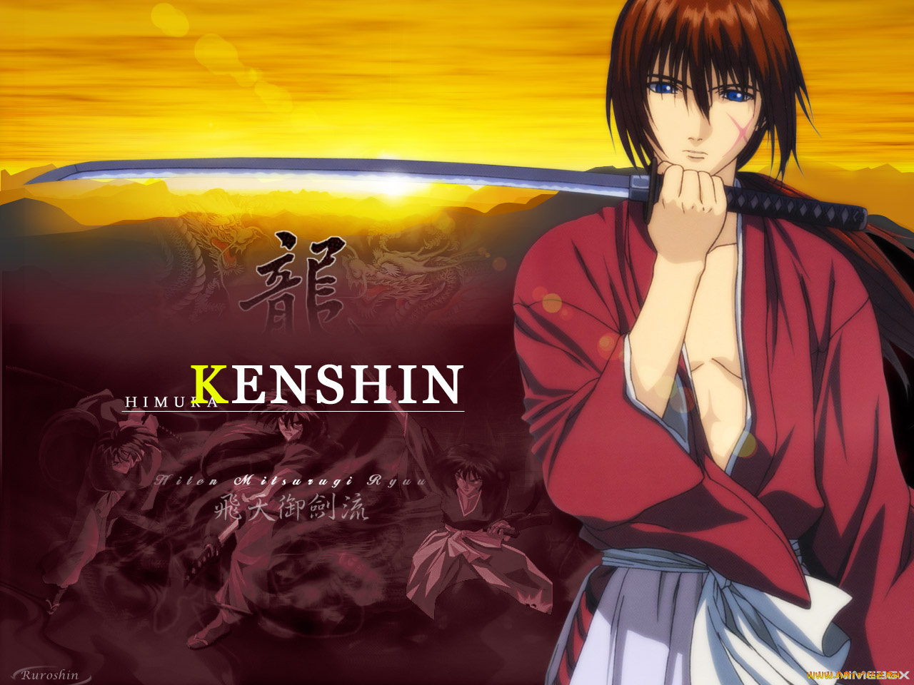 аниме, rurouni, kenshin