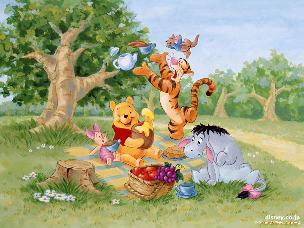 мультфильмы, winnie, the, pooh